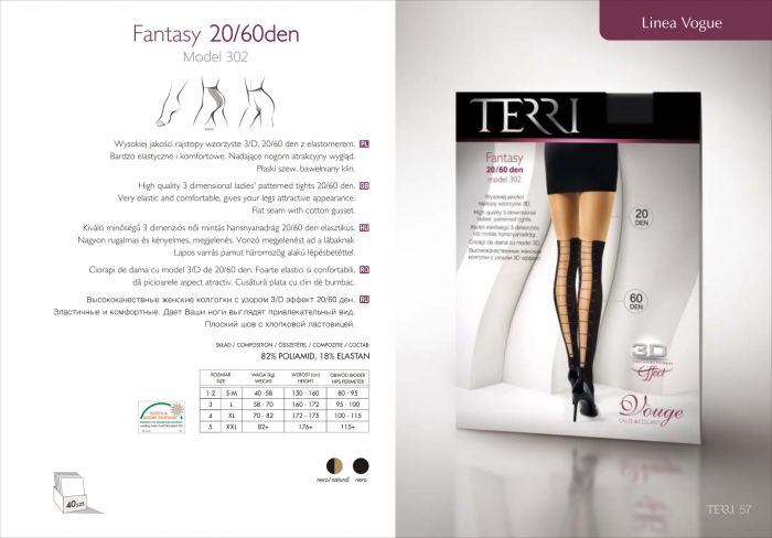 Terri Lineavogue Fantasy20-60 Den 302   Catalog | Pantyhose Library